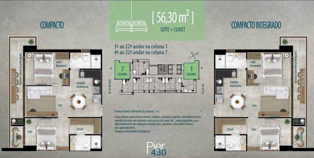 Apartamento à venda com 2 quartos, 56m² - Foto 66