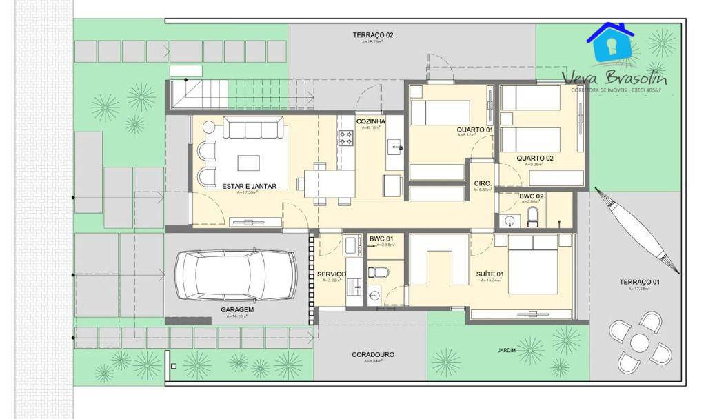 Casa de Condomínio, 3 quartos - Foto 5