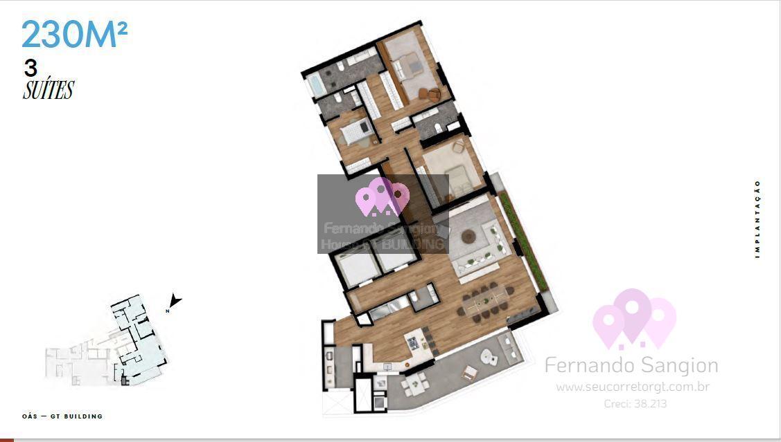 Apartamento à venda com 3 quartos, 230m² - Foto 4