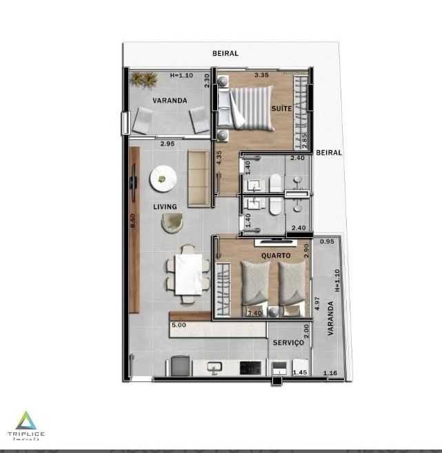 Apartamento à venda com 2 quartos, 61m² - Foto 73