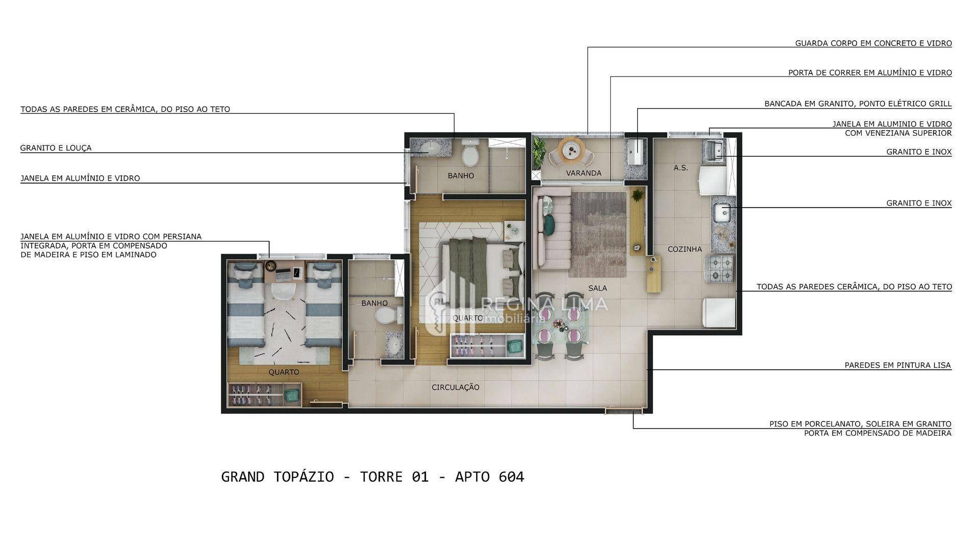 Apartamento à venda com 2 quartos, 51m² - Foto 15