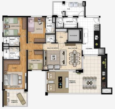 Apartamento à venda com 3 quartos, 163m² - Foto 12