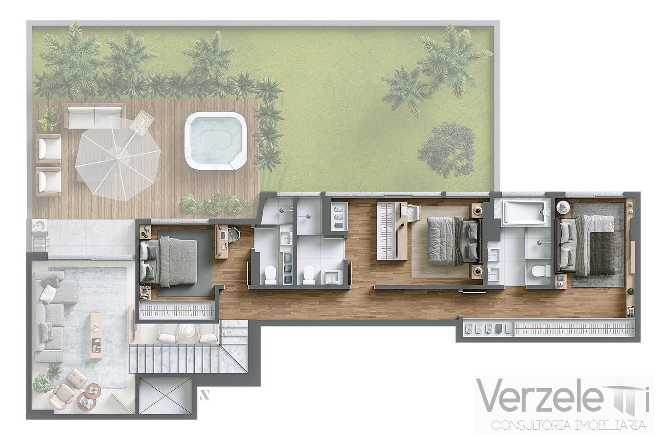 Apartamento à venda com 4 quartos, 210m² - Foto 19