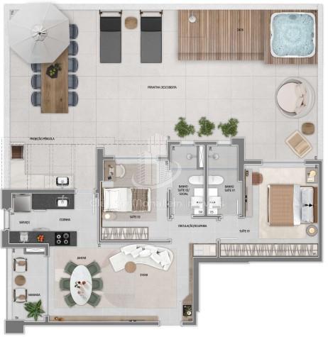 Apartamento à venda com 2 quartos, 149m² - Foto 29