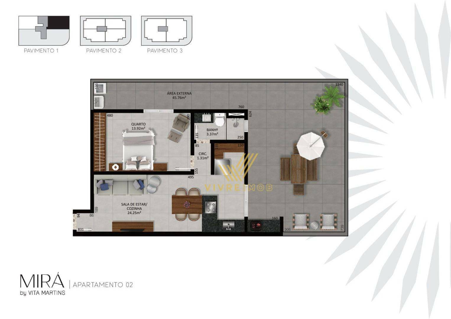 Apartamento à venda com 1 quarto, 97m² - Foto 20