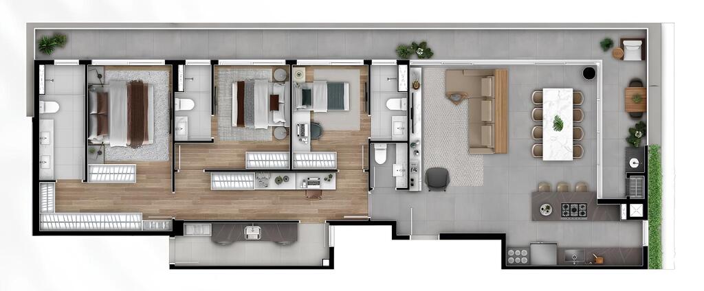 Apartamento à venda com 3 quartos, 136m² - Foto 39