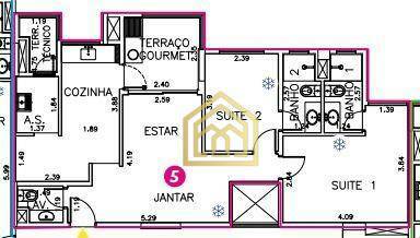 Apartamento à venda com 3 quartos, 93m² - Foto 16