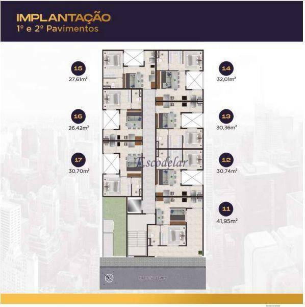 Apartamento à venda com 1 quarto, 30m² - Foto 5