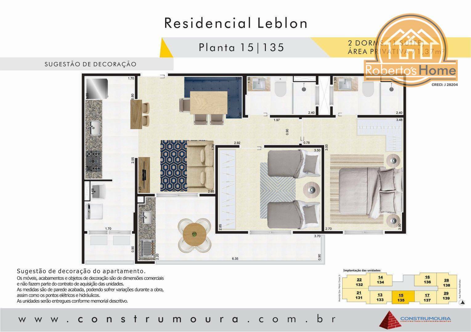 Apartamento à venda com 2 quartos, 71m² - Foto 15