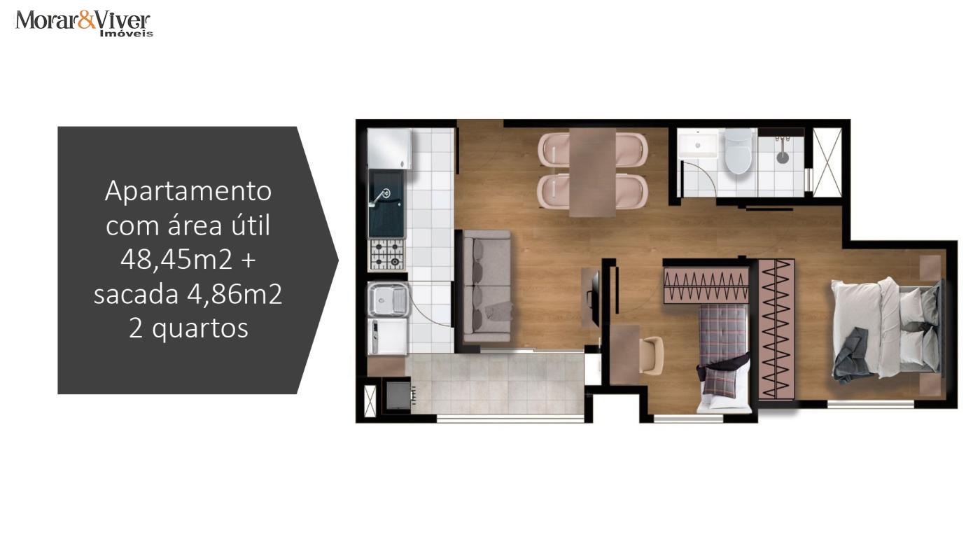 Apartamento à venda com 2 quartos, 58m² - Foto 11