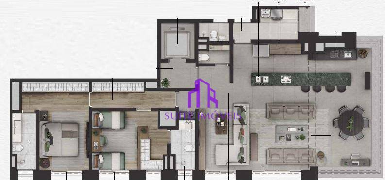 Apartamento à venda com 2 quartos, 135m² - Foto 21