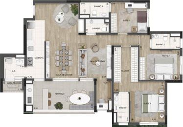 Apartamento à venda com 4 quartos, 138m² - Foto 11