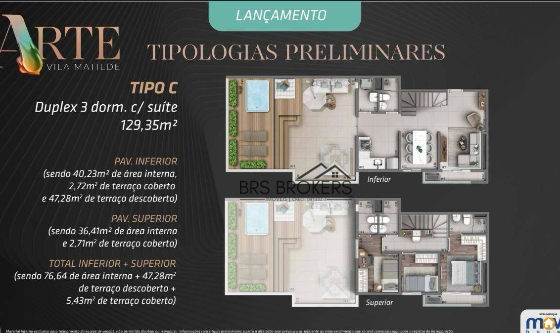 Apartamento à venda com 2 quartos, 40m² - Foto 61