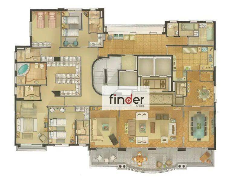 Apartamento à venda com 4 quartos, 315m² - Foto 50