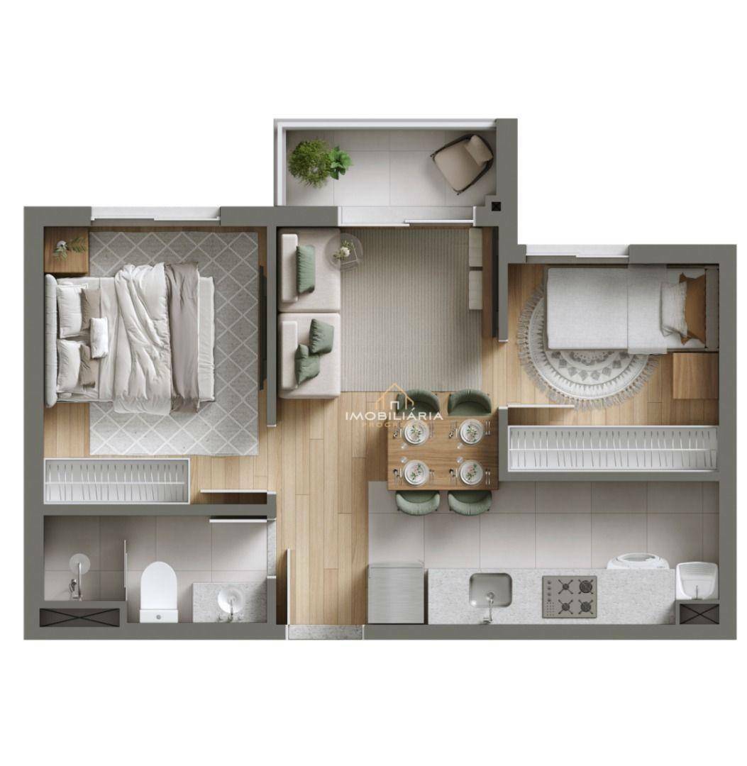 Apartamento à venda com 2 quartos, 36m² - Foto 5