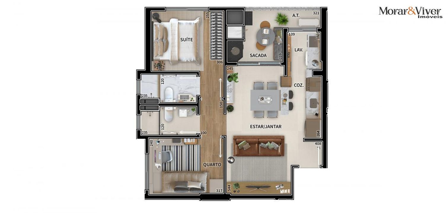 Apartamento à venda com 2 quartos, 62m² - Foto 20