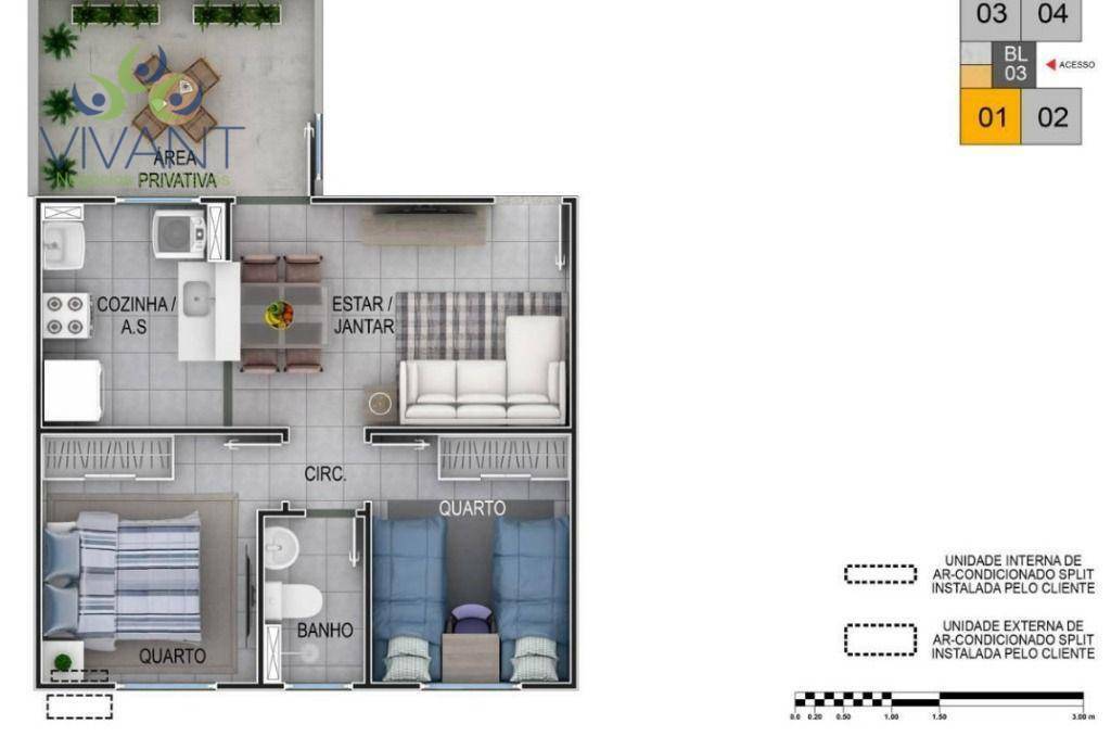 Apartamento à venda com 2 quartos, 50m² - Foto 10