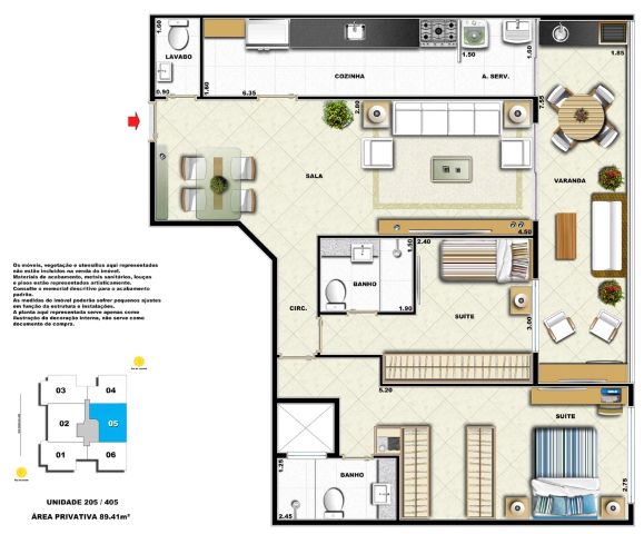 Apartamento à venda com 2 quartos, 73m² - Foto 29