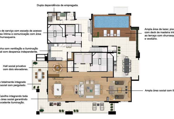 Apartamento à venda com 4 quartos, 385m² - Foto 10