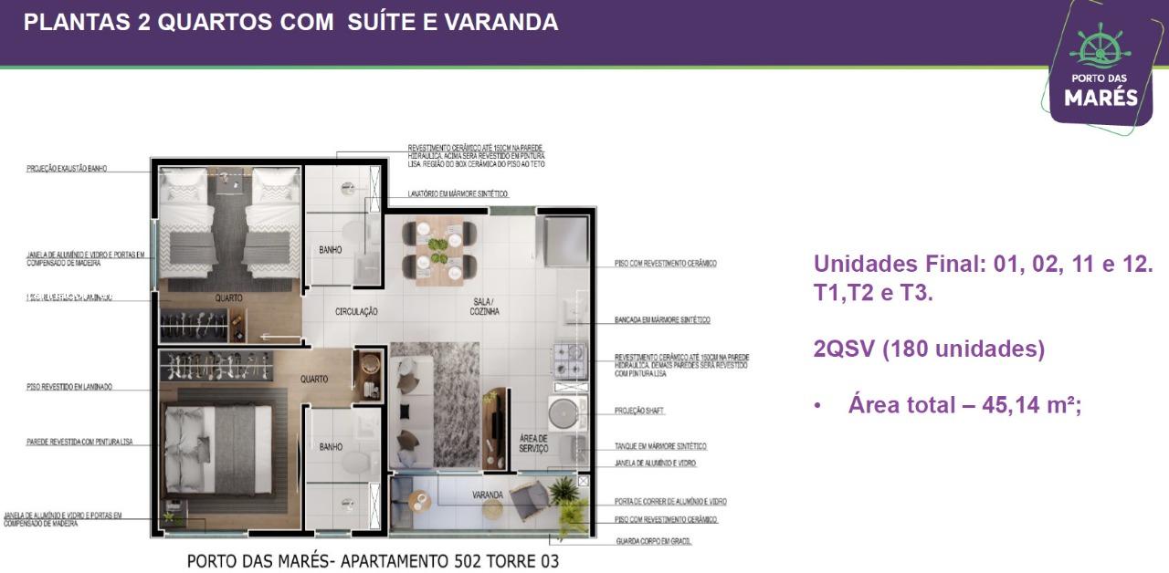 Apartamento à venda com 2 quartos, 39m² - Foto 14