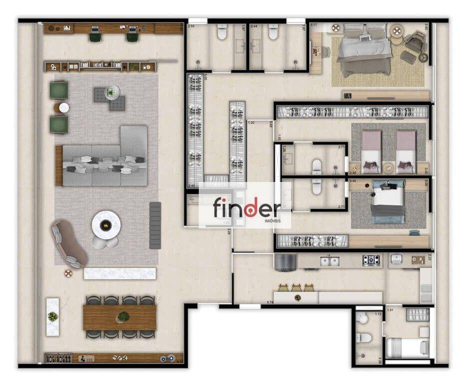 Apartamento à venda com 3 quartos, 333m² - Foto 33