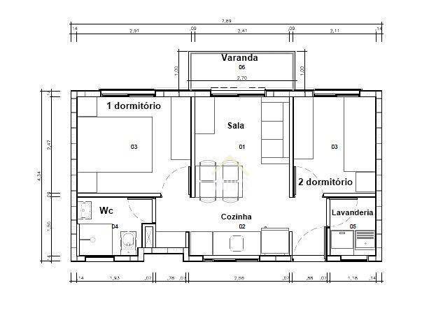 Apartamento à venda com 2 quartos, 37m² - Foto 44