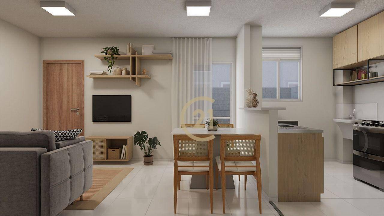 Apartamento à venda com 2 quartos, 39m² - Foto 2