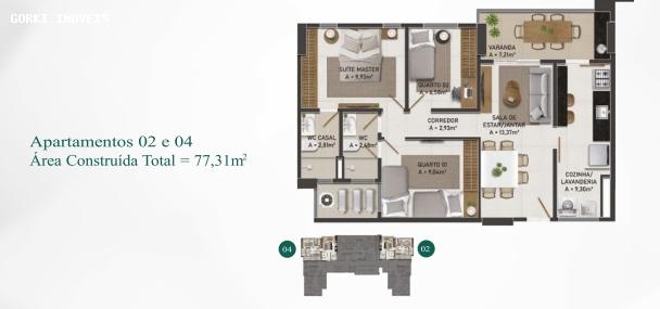 Apartamento à venda com 3 quartos, 77m² - Foto 27