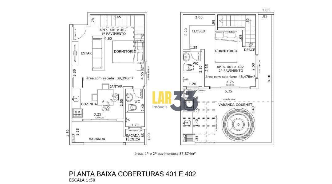 Kitnet e Studio à venda com 1 quarto, 45m² - Foto 20