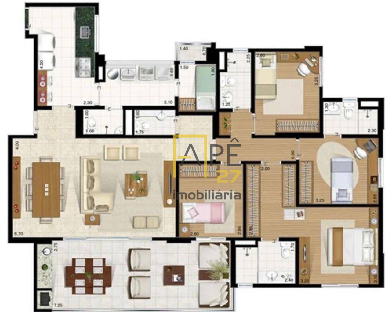 Apartamento à venda com 4 quartos, 150m² - Foto 37