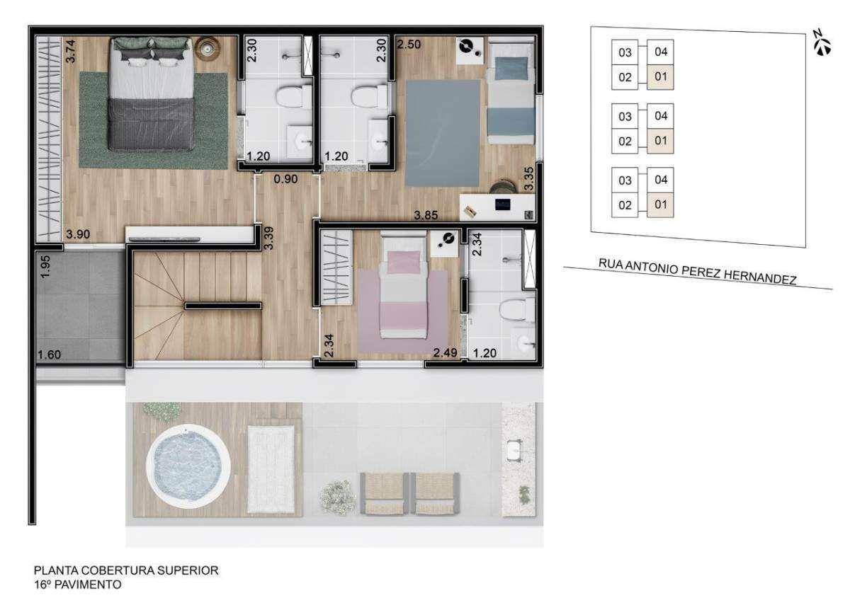 Apartamento à venda com 3 quartos, 75m² - Foto 50