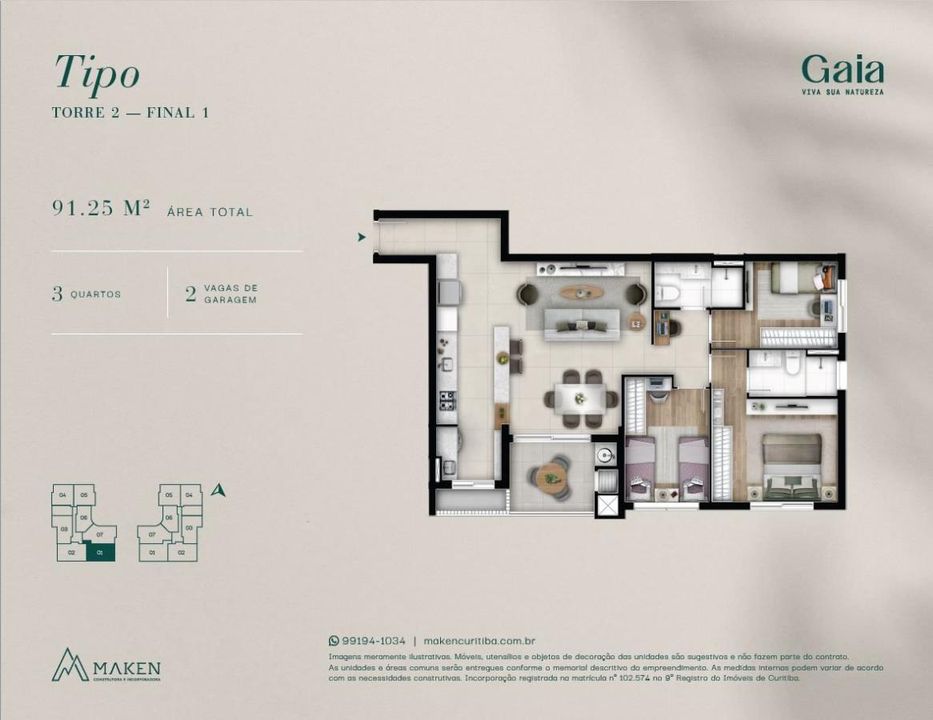 Apartamento à venda com 3 quartos, 89m² - Foto 41