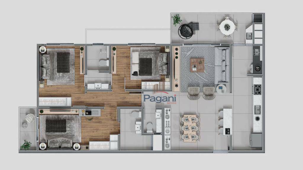 Apartamento à venda com 2 quartos, 100m² - Foto 28