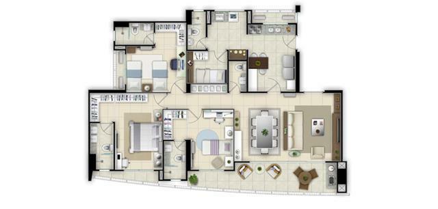 Apartamento à venda com 3 quartos, 146m² - Foto 11