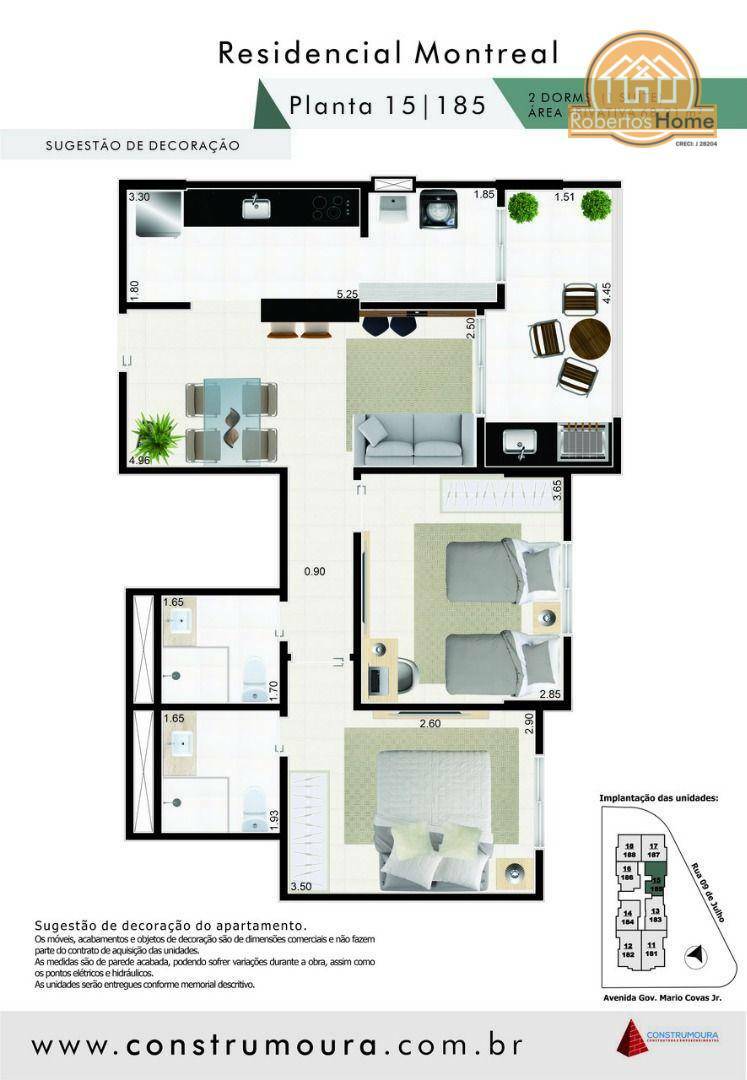 Apartamento à venda com 2 quartos, 67m² - Foto 16