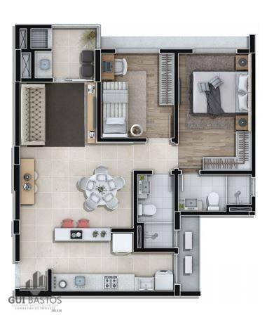 Apartamento à venda com 2 quartos, 70m² - Foto 7