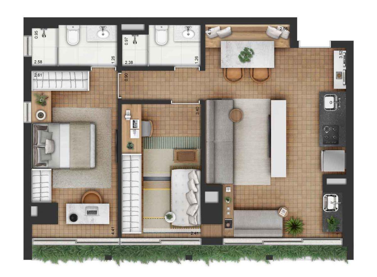 Apartamento à venda com 3 quartos, 23217m² - Foto 56