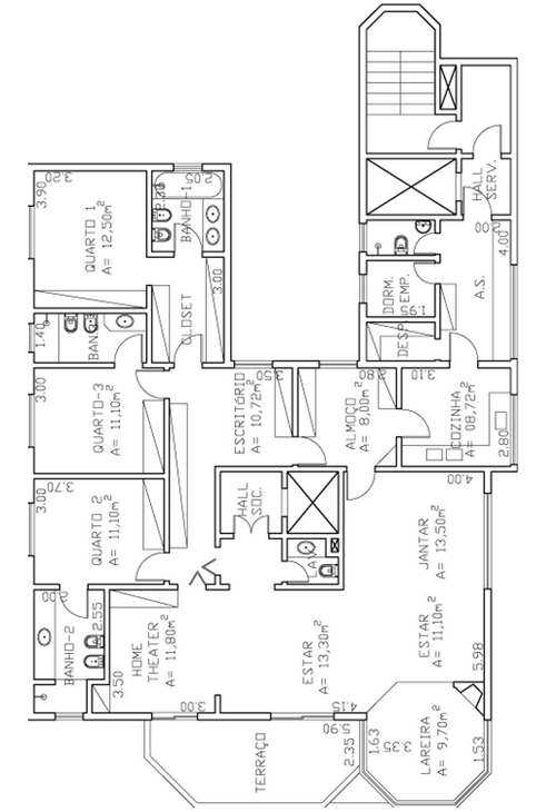 Apartamento à venda com 3 quartos, 200m² - Foto 7