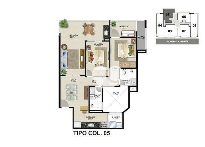 Apartamento à venda com 3 quartos, 105m² - Foto 19