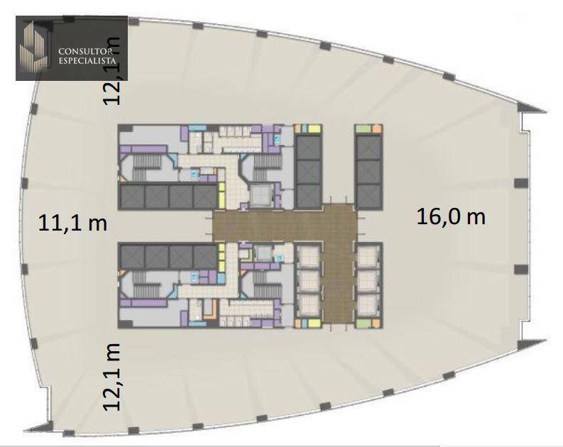 Conjunto Comercial-Sala para alugar, 706m² - Foto 20