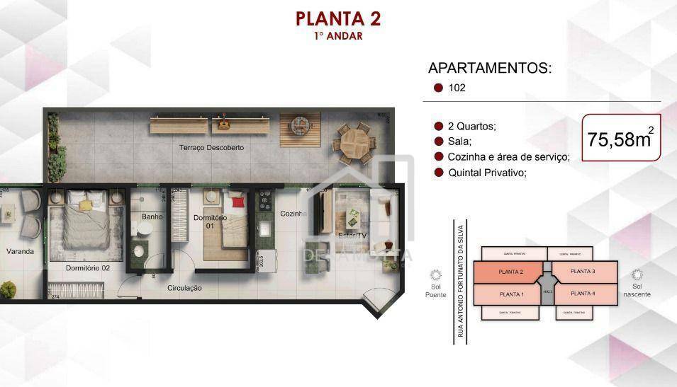 Apartamento à venda com 2 quartos, 47m² - Foto 6