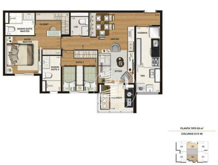 Cobertura à venda com 2 quartos, 187m² - Foto 13