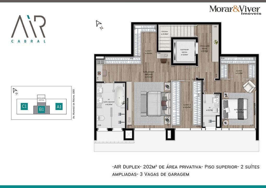 Apartamento à venda com 3 quartos, 190m² - Foto 22