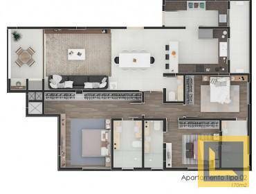Apartamento à venda com 3 quartos, 170m² - Foto 34