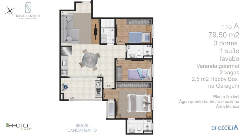 Apartamento, 3 quartos, 80 m² - Foto 40