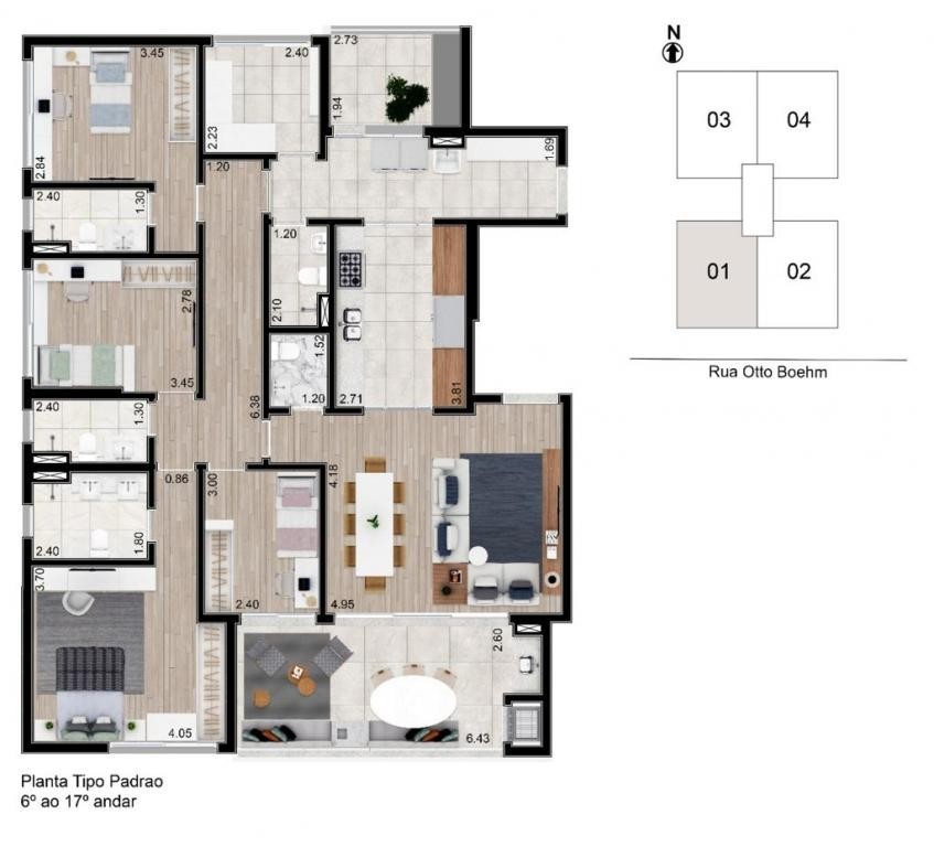 Apartamento à venda com 4 quartos, 164m² - Foto 36