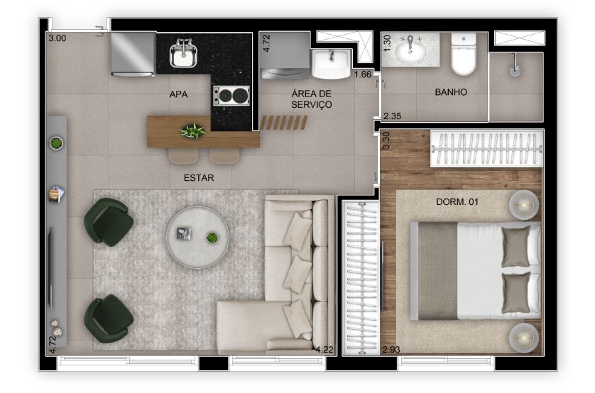 Apartamento à venda com 3 quartos, 102m² - Foto 51