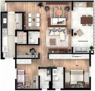 Apartamento à venda com 3 quartos, 100m² - Foto 50