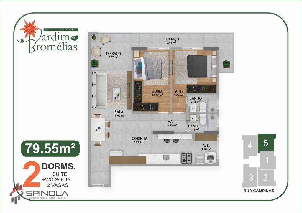 Apartamento à venda com 2 quartos, 79m² - Foto 22