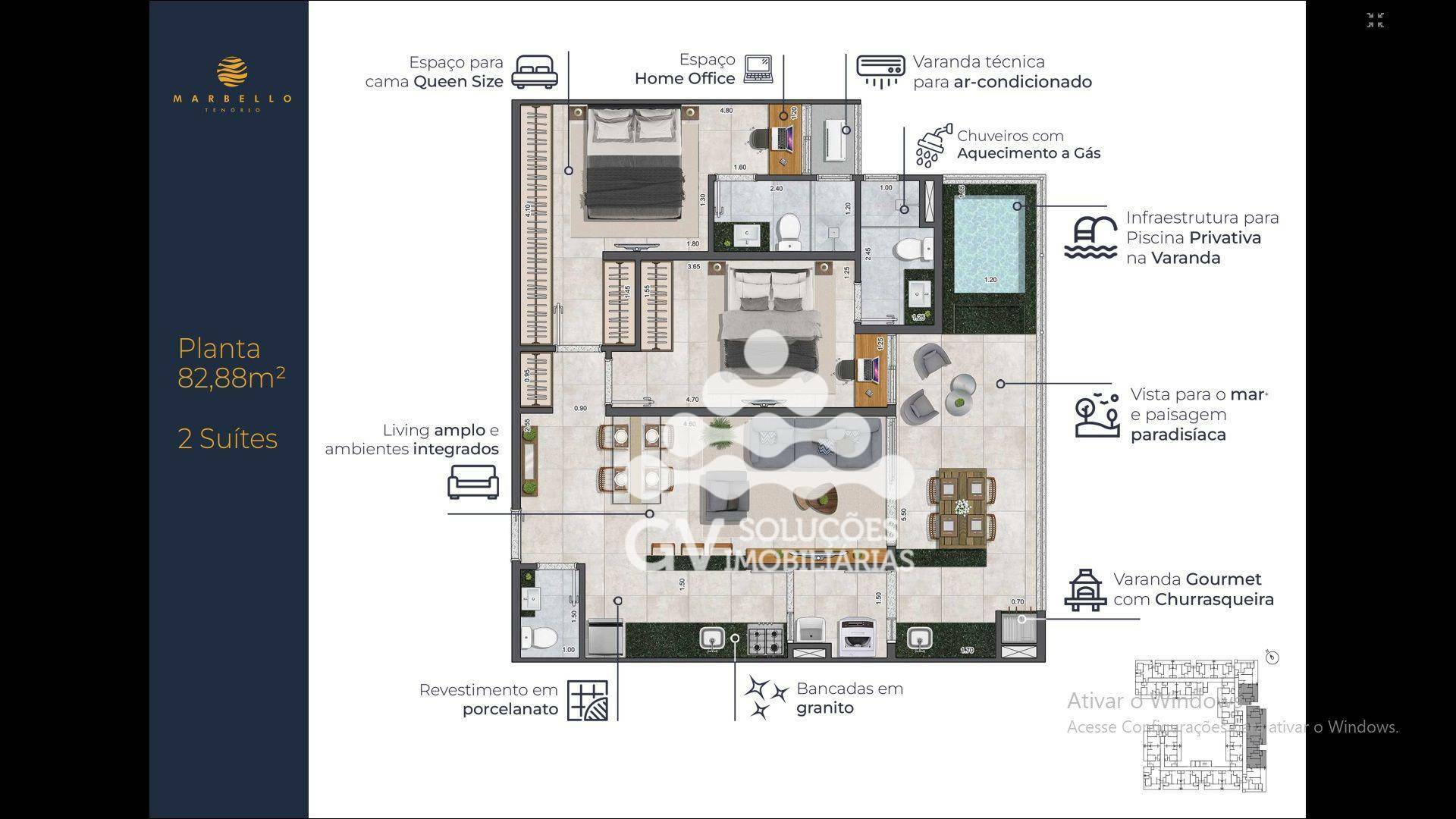 Apartamento à venda com 2 quartos, 70m² - Foto 17